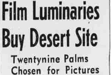 Film luminaries buy desert site featured image
